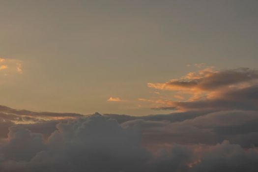 Early morning sky and dramatic clouds.