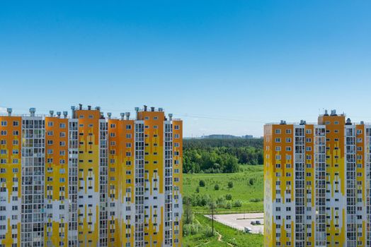 two high-rise residential buildings