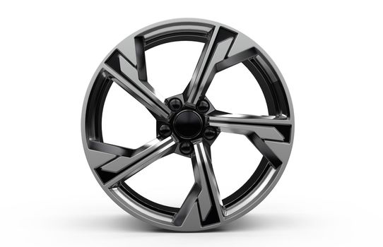 New rim isolated on a white background. 3D illustration