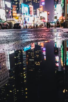 Activity in New York City streets.