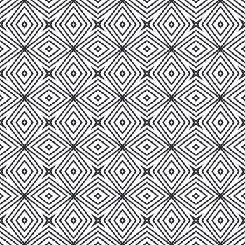 Medallion seamless pattern. Black symmetrical kaleidoscope background. Textile ready outstanding print, swimwear fabric, wallpaper, wrapping. Watercolor medallion seamless tile.