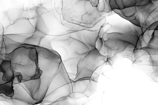 Marble ink abstract art from exquisite original painting for abstract background . Painting was painted on high quality paper texture to create smooth marble background pattern of ombre alcohol ink .