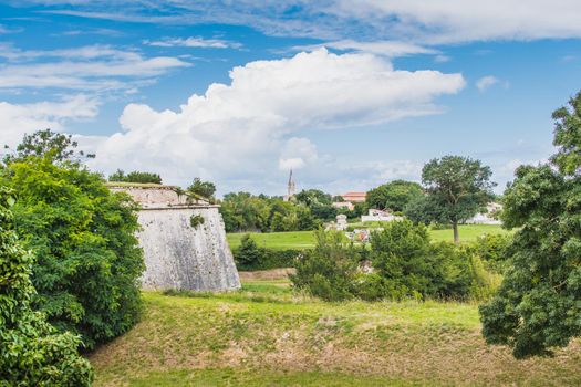 Fortification of the citadel of Château d'Oléron, on the island of Oléron in France