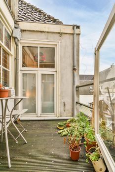 Bright spacious balcony for outdoor recreation