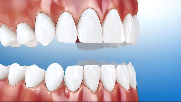 Tooth implant installation process, Medically accurate 3d illustration