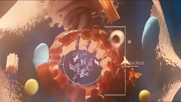 neurobiology, nervous system cells 3d illustration