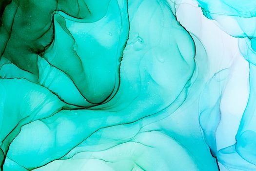 Marble ink abstract art from exquisite original painting for abstract background . Painting was painted on high quality paper texture to create smooth marble background pattern of ombre alcohol ink .