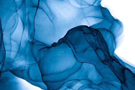 Marble ink abstract art from exquisite original painting for abstract background . Painting was painted on high quality paper texture to create smooth marble background pattern of ombre alcohol ink .