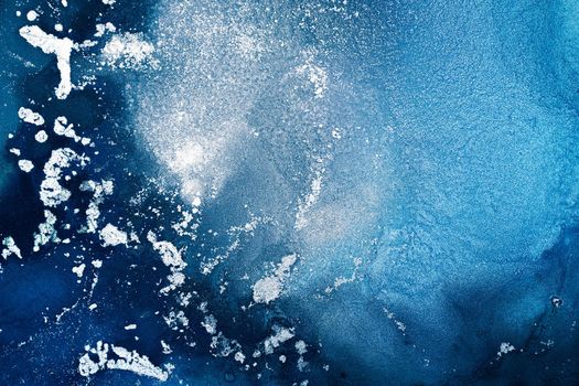Marble ink abstract art from exquisite original painting for abstract background . Painting was painted on high quality paper texture to create smooth marble background pattern of ombre alcohol ink .
