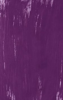 The painted leaf is purple with a gouache brush. Hand-drawn gouache purple abstract background. Texture of brush strokes.