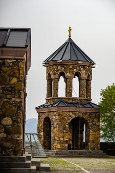 St. Peter and Paul cathedral on the hill top over Bolnisi town in Shida Kaartli region of  Georgia