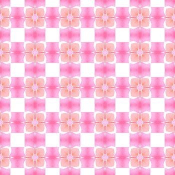 Textile ready great print, swimwear fabric, wallpaper, wrapping. Orange classic boho chic summer design. Repeating striped hand drawn border. Striped hand drawn design.