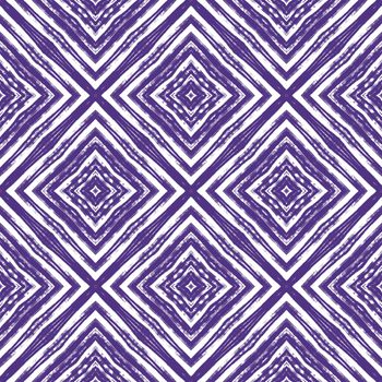 Arabesque hand drawn pattern. Purple symmetrical kaleidoscope background. Textile ready beautiful print, swimwear fabric, wallpaper, wrapping. Oriental arabesque hand drawn design.