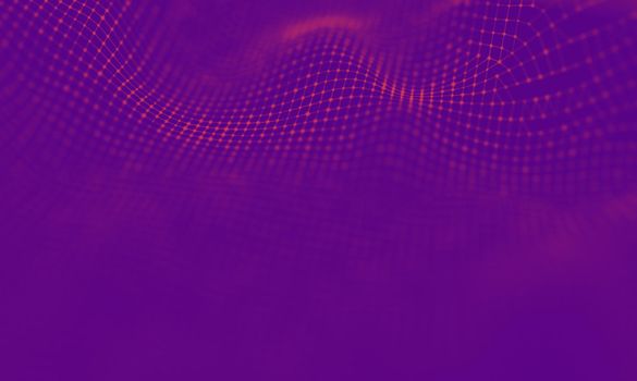 Abstract Purple Geometrical Background . Connection structure. Science background. Futuristic Technology HUD Element . onnecting dots and lines .