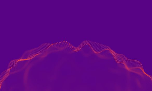 Abstract Purple Geometrical Background . Connection structure. Science background. Futuristic Technology HUD Element . onnecting dots and lines .