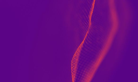 Abstract Purple Geometrical Background . Connection structure. Science background. Futuristic Technology HUD Element . onnecting dots and lines .