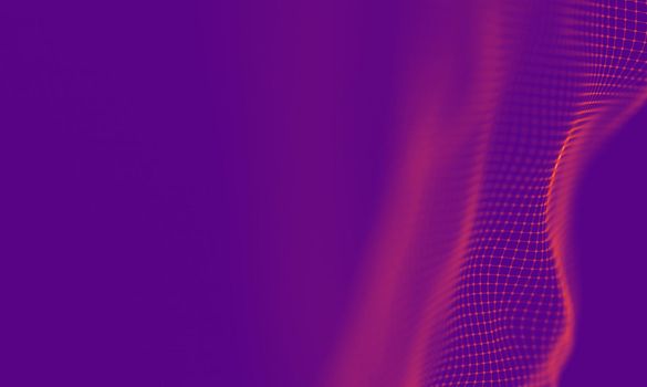 Abstract Purple Geometrical Background . Connection structure. Science background. Futuristic Technology HUD Element . onnecting dots and lines .