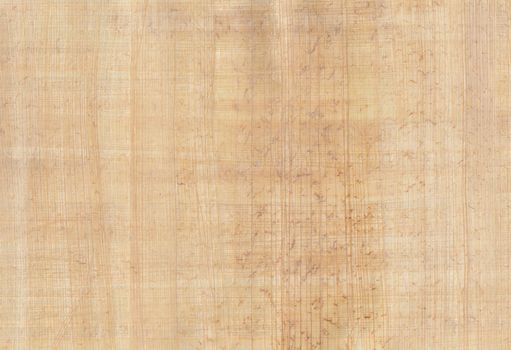 Natural papyrus from Egypt as background. Traditional Egyptian paper made from the pith of the papyrus plant (Cyperus papyrus). Old paper from Egypt. It is similar to thick paper and in use as writing material for more than 5000 years. Horizontal
