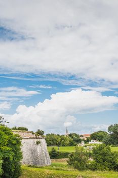 Fortification of the citadel of Château d'Oléron, on the island of Oléron in France