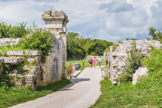 Fortification of the citadel of Château d'Oléron, on the island of Oléron in France