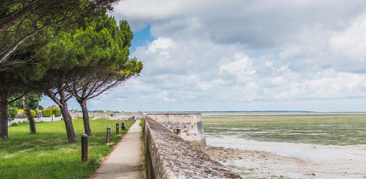 Fortification of the citadel of Château d'Oléron, on the island of Oléron in France