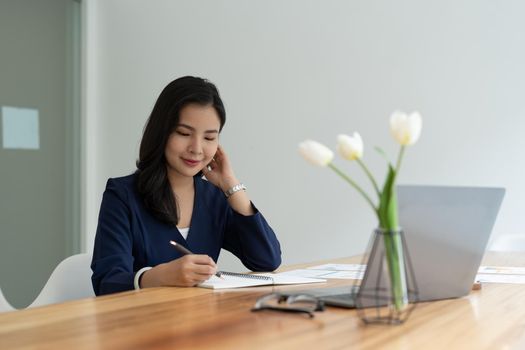 Bookkeeper or financial inspector hands making report, calculating. Home finances, investment, economy, saving money or insurance concept