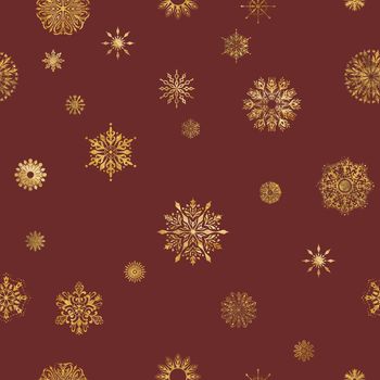 Winter Seamless pattern for New Year papers and textile design