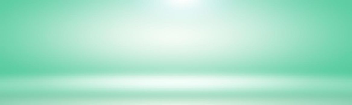 Luxury plain Green gradient abstract studio background empty room with space for your text and picture.