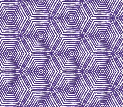 Arabesque hand drawn pattern. Purple symmetrical kaleidoscope background. Textile ready curious print, swimwear fabric, wallpaper, wrapping. Oriental arabesque hand drawn design.