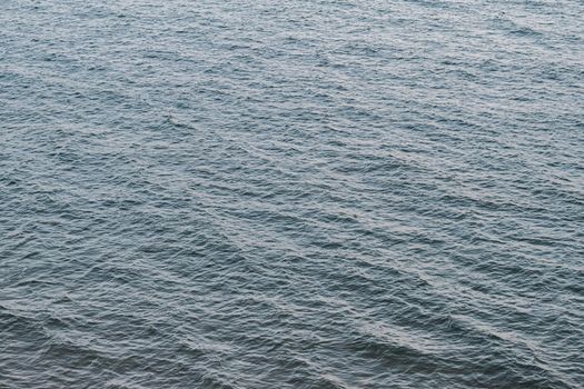 View on Sea Water at Sunset, Beautiful Background