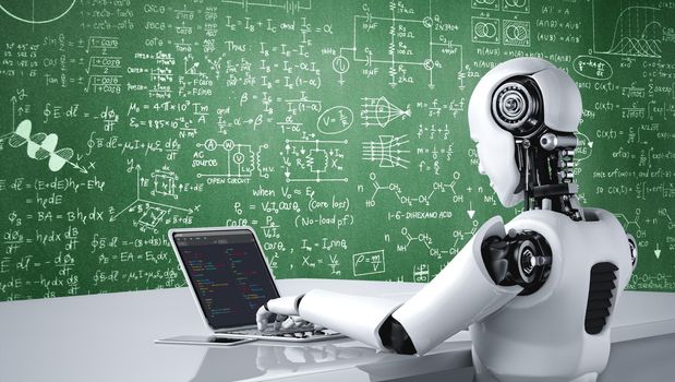 Software development programming on computer screen for modish application and program coding