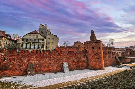 Warsaw or Warszawa city in Poland with rich history and historical buildings