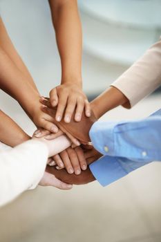 Cropped shot of unrecognizable peoples hands.