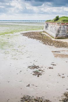 Fortification of the citadel of Château d'Oléron, on the island of Oléron in France