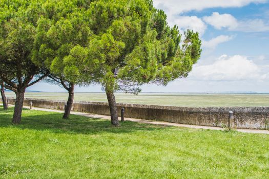 Fortification of the citadel of Château d'Oléron, on the island of Oléron in France