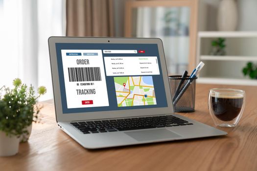 Delivery tracking system for e-commerce and modish online business to timely goods transportation and delivery