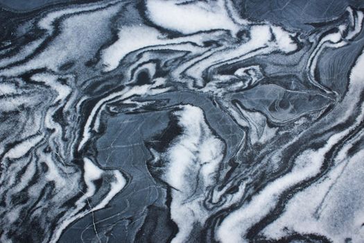 Blue and white swirly marble texture background