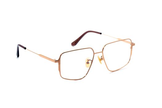 Image of modern fashionable spectacles isolated on white background, Eyewear, Glasses.