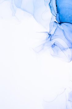 Marble ink abstract art from exquisite original painting for abstract background . Painting was painted on high quality paper texture to create smooth marble background pattern of ombre alcohol ink .