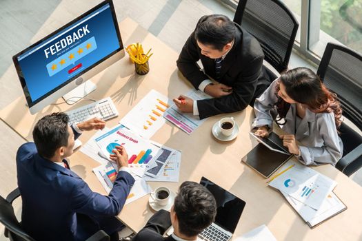 Customer feedback and review analysis by modish computer software for corporate business