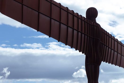 The Angel of the North is a contemporary sculpture by Antony Gormley, located in Gateshead, Tyne and Wear, England, built in 1996 and the largest angel statue in the world.