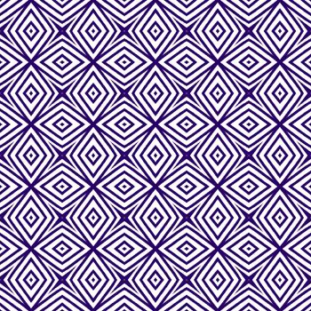 Exotic seamless pattern. Purple symmetrical kaleidoscope background. Textile ready ideal print, swimwear fabric, wallpaper, wrapping. Summer swimwear exotic seamless design.