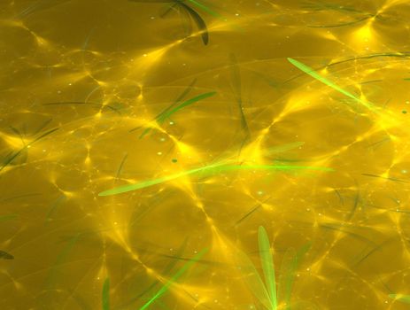 Imaginatory lush fractal texture image abstract background