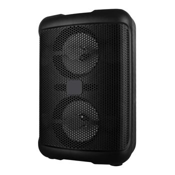 acoustic sound system, speakers on a white background