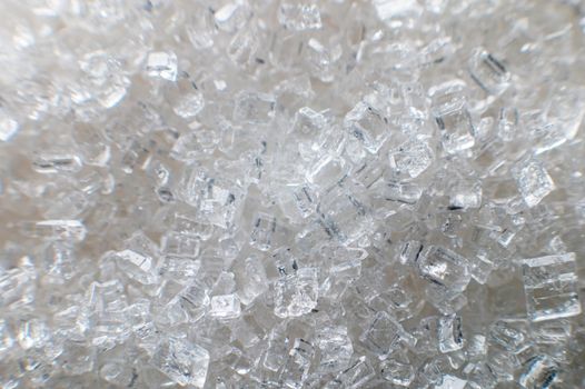 Sugar crystals extreme macro. A great. For illustration, texturing and collage. Shallow depth of field shifted focus.