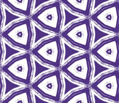 Textured stripes pattern. Purple symmetrical kaleidoscope background. Textile ready positive print, swimwear fabric, wallpaper, wrapping. Trendy textured stripes design.