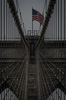 Brooklyn Bridge (USA New York). Shooting Location: New York, Manhattan
