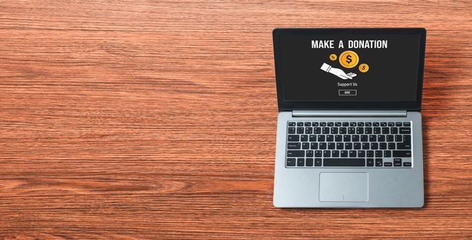 Online donation platform offer modish money sending system for people to transfer on the internet