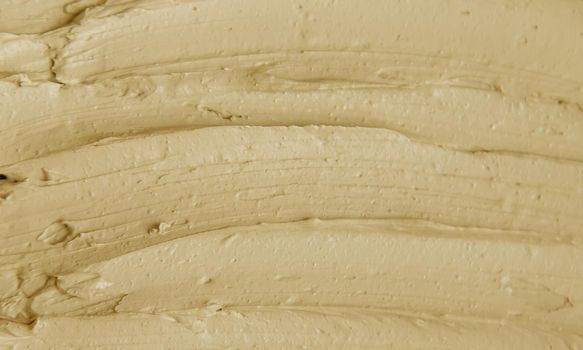 Clay texture spa mask for face and body. Selective focus. Nature.
