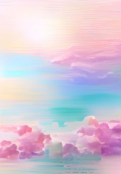 abstract colorful background with clouds